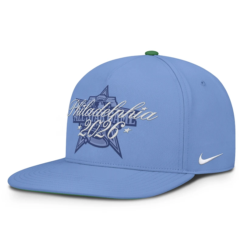 Men's Nike Light Blue 2026 MLB All-Star Game Pro Dri-FIT Snapback Hat