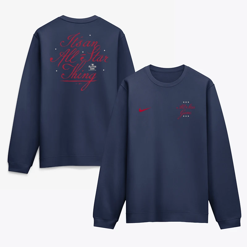 Men's Nike Navy 2026 MLB All-Star Game Slogan Sweatshirt