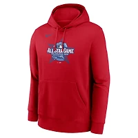 Sweat à capuche Nike rouge pour homme avec logo MLB All-Star Game 2026