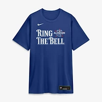 Men's Nike Royal 2026 MLB All-Star Game Authentic Collection Ring The Bell Tri-Blend Dri-FIT T-Shirt