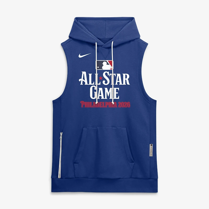 Men's Nike Royal 2026 MLB All-Star Game Authentic Collection Standard Issue Dri-FIT Sleeveless Hoodie
