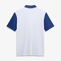 Polo Nike Vapor Dri-FIT blanc/bleu roi de la collection authentique du match des étoiles MLB 2026 pour homme