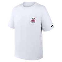 T-shirt Nike Max90 à poche blanc pour homme, édition spéciale match des étoiles de la MLB 2026