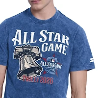 Men's Starter Blue 2026 MLB All-Star Enzyme-Washed T-Shirt