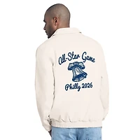Men's Starter Cream MLB All-Star Franchise Lightweight Full-Zip Jacket