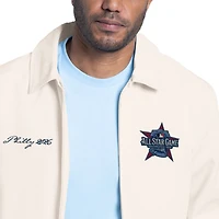 Men's Starter Cream MLB All-Star Franchise Lightweight Full-Zip Jacket