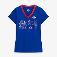 T-shirt à col en V pour femme G-III 4Her par Carl Banks, bleu marine, édition spéciale Meilleure équipe du match des étoiles de la MLB 2026