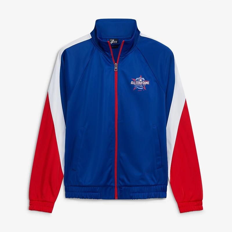 Veste de survêtement zippée à strass G-III 4Her pour femme par Carl Banks Royal 2026 MLB All-Star Game n°1