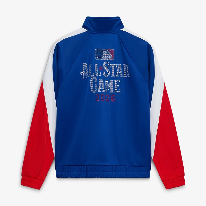 Women's G-III 4Her by Carl Banks Royal 2026 MLB All-Star Game #1 Fan Full-Zip Track Rhinestone Jacket