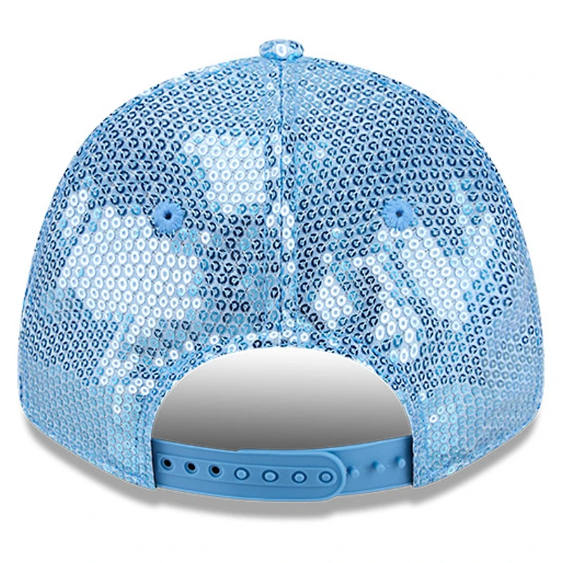 Women's New Era Pastel Blue 2026 MLB All-Star Game Fan Pack Sequin Sky 9FORTY Adjustable Hat