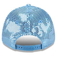 Women's New Era Pastel Blue 2026 MLB All-Star Game Fan Pack Sequin Sky 9FORTY Adjustable Hat