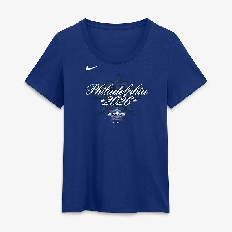 Women's Nike Royal 2026 MLB All-Star Game Slub Dri-FIT T-Shirt