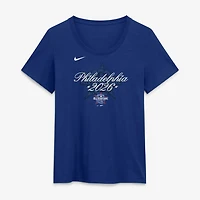 Women's Nike Royal 2026 MLB All-Star Game Slub Dri-FIT T-Shirt