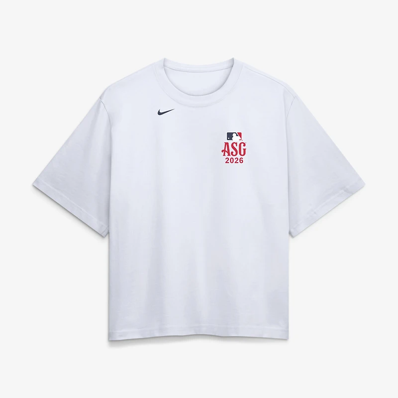 T-shirt Nike blanc pour femme, édition limitée MLB All-Star Game 2026