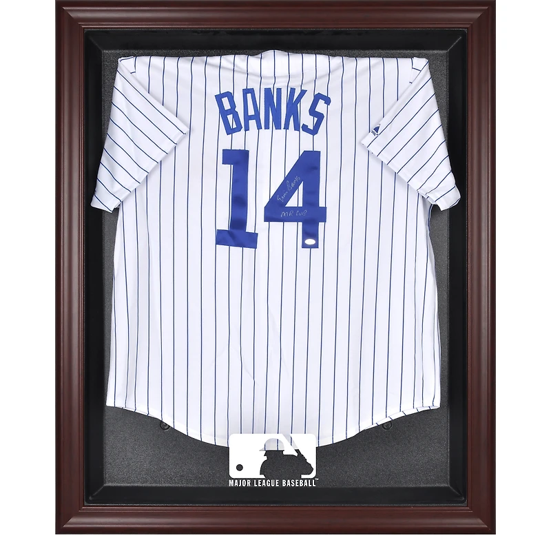 MLB Mahogany Framed Logo Jersey Display Case