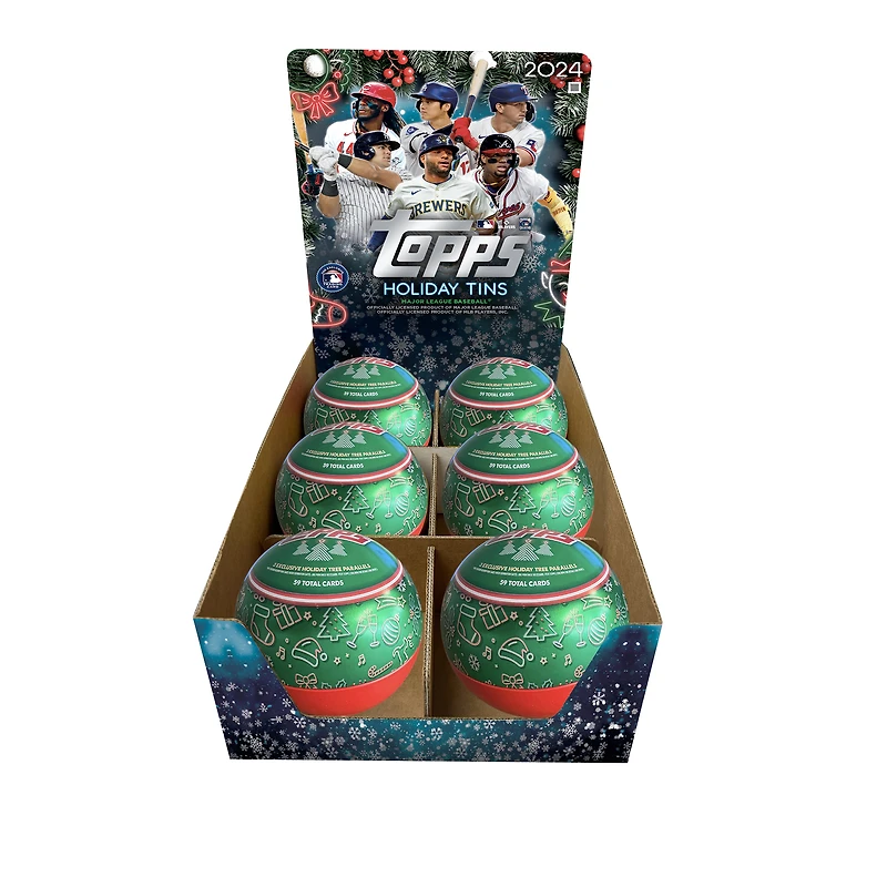 Boîte de 6 boîtes scellées en usine pour balles de baseball Topps Holiday 2024