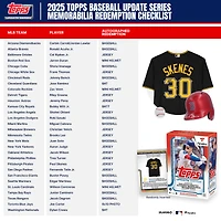 Boîte exclusive Fanatics scellée d'usine de cartes de baseball Topps Updates 2025