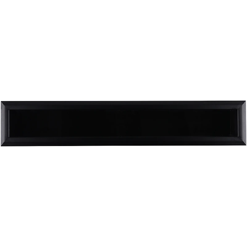 Vitrine murale à cadre noir pour batte de baseball - Protection UV à 97 %