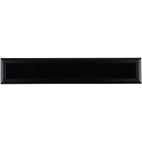Vitrine murale à cadre noir pour batte de baseball - Protection UV à 97 %
