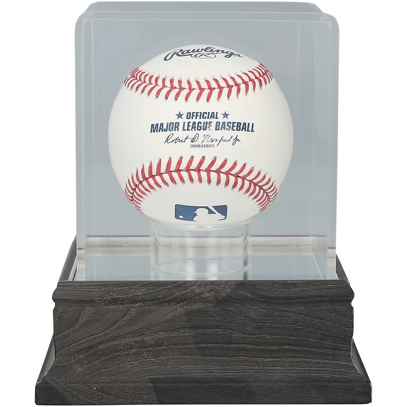 Charcoal Baseball Display Case - UV Protected