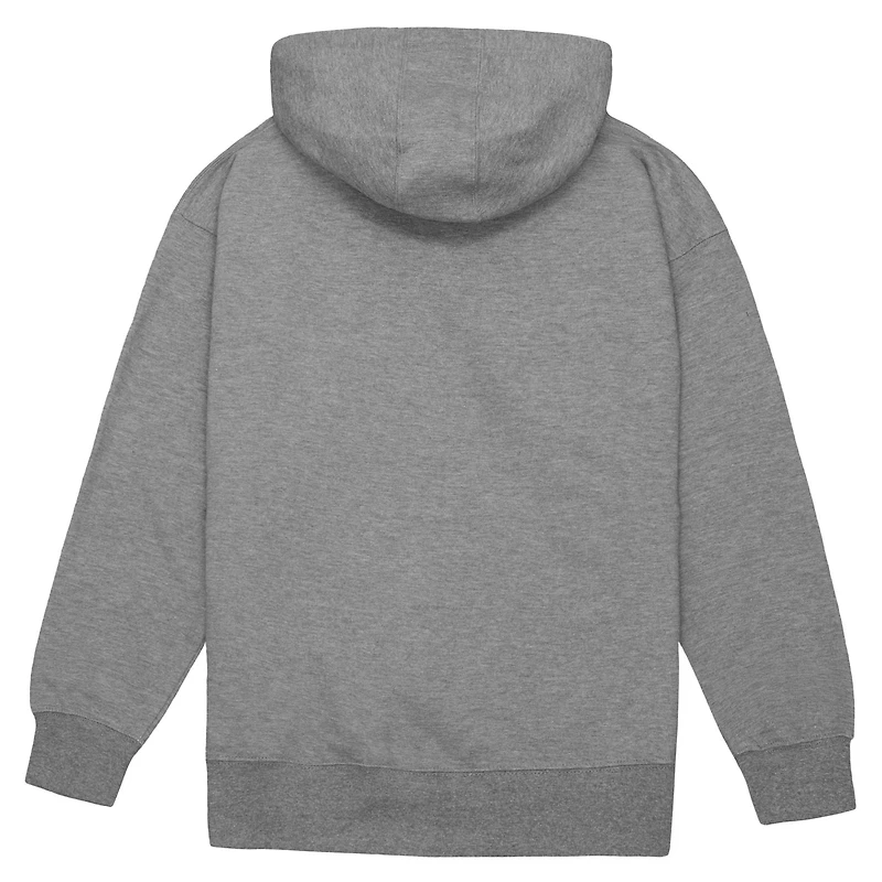 Men's Mitchell & Ness Heather Gray New York Yankees vs. Mets 2000 World Series Pullover Hoodie