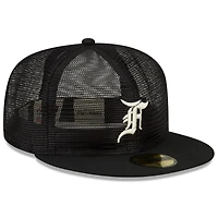 Men's New Era x Fear of God  Black Mesh 59FIFTY Fitted Hat