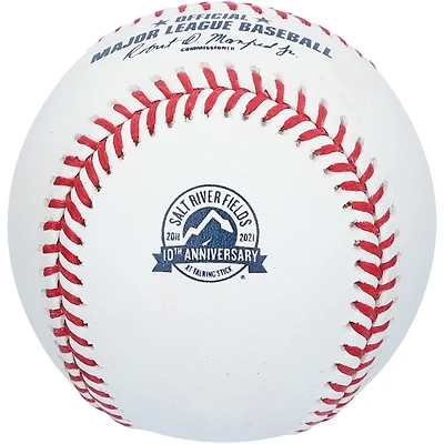 Logo du 10e anniversaire du stade de baseball Rawlings Salt River Fields