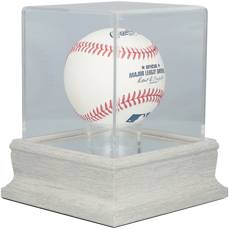 Vitrine pour balles de baseball gris ardoise - Protection UV