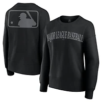 Sweat-shirt à capuche noir MLB Elements Flow pour femme de Fanatics