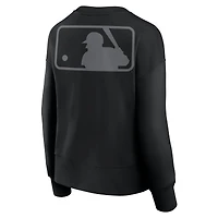 Sweat-shirt à capuche noir MLB Elements Flow pour femme de Fanatics