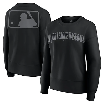 Sweat-shirt à capuche noir MLB Elements Flow pour femme de Fanatics