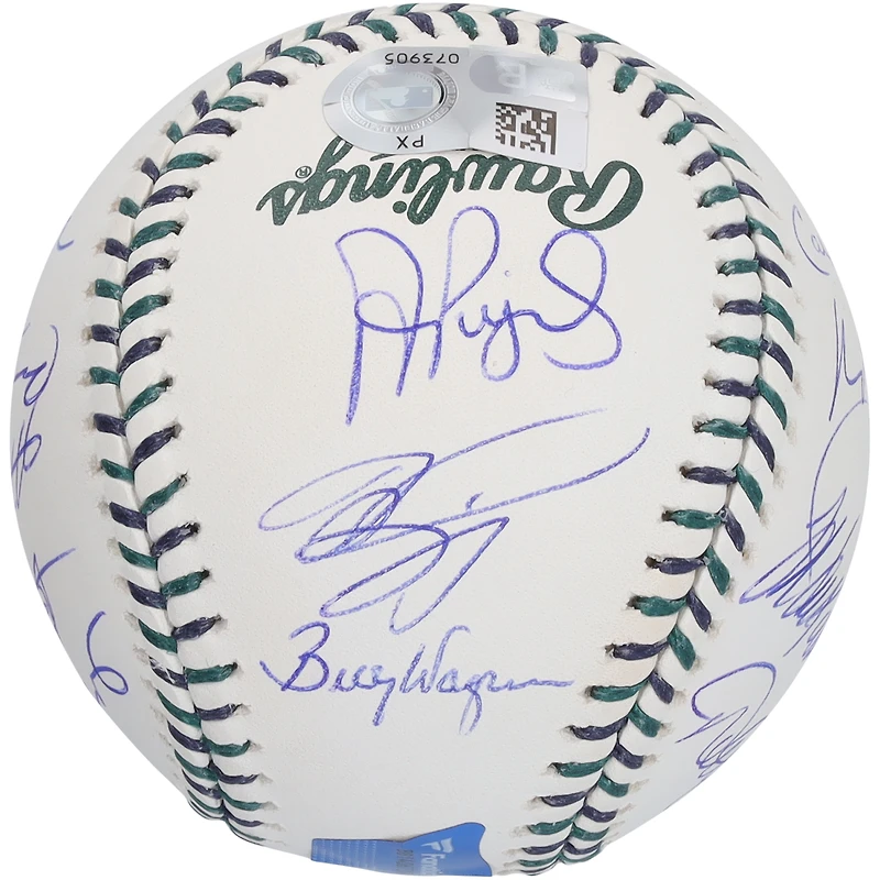 2001 MLB All-Stars Autographed Game Logo Baseball with 17 Signatures - Limited Edition of 10