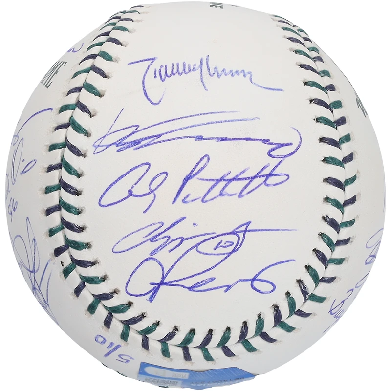 2001 MLB All-Stars Autographed Game Logo Baseball with 17 Signatures - Limited Edition of 10