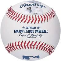 Adley Rutschman Baltimore Orioles & Travis Bazzana Cleveland Guardians Autographed Baseball with Multiple 1st Overall Pick Inscriptions