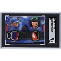Alex Rodriguez & Cal Ripken Jr. 2004 Upper Deck SP Jeu Utilisé Stellar Combos Duel 5 Color Relics #SC-RR #5/25 SGC Authentifié 9 Carte