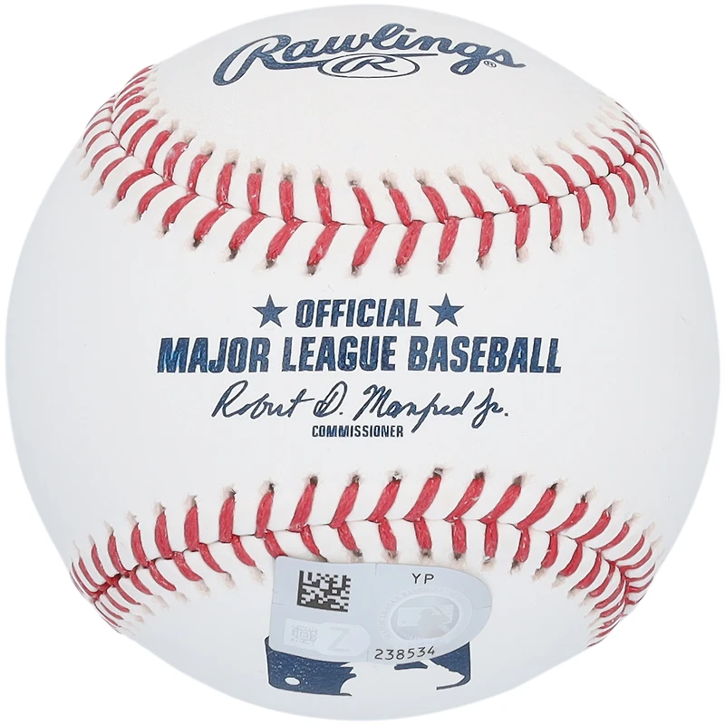 Baseball autographié par Dansby Swanson des Chicago Cubs et Spencer Jones des New York Yankees avec l'inscription « Vandyboys »