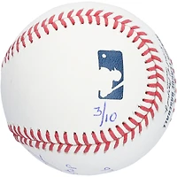 Balle de baseball autographiée par Derek Jeter, Cal Ripken Jr. et Robin Yount avec inscription « Club des 3000 coups sûrs » - Édition limitée à 10 exemplaires