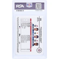 Matt Olson, Pete Alonso et Ozzie Albies 2024 Topps Sapphire NL Leaders Superfractor #293 #1/1 PSA Authenticated 8 Card