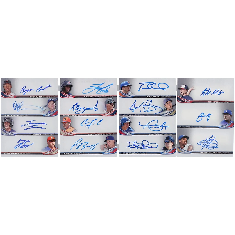 MLB Player 2014 Bowman 25 Signature Booklet #UPA-1 #1/5 Card
