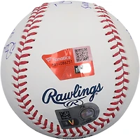 Balle de baseball signée par Randy Johnson, Steve Carlton et CC Sabathia, meilleurs lanceurs gauchers en termes de retraits sur prises, avec plusieurs inscriptions - Édition limitée à 25 exemplaires