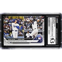 Shohei Ohtani & Aaron Judge 2025 Topps Now 1st Duo in MLB History to Win Back to Back MVP Awards #OS-9 CGC Authenticated Card