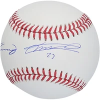 Baseball autographié par Vladimir Guerrero et Vladimir Guerrero Jr.