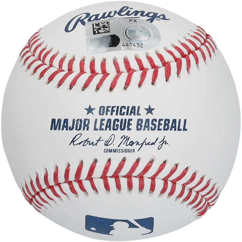 Baseball autographié par Vladimir Guerrero et Vladimir Guerrero Jr.