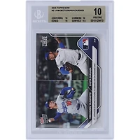 Yoshinobu Yamamoto & Shota Imanaga 2025 Topps Now 1st Japanese Starting Pitchers To Square Off On Opening Day #2 BGS Authenticated 10 Card - 10,10,10,9.5 Subgrades