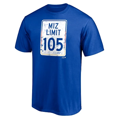Unisex BreakingT Jacob Misiorowski Royal MLBPA Miz Limit Graphic T-Shirt