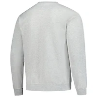 Sweat-shirt unisexe BreakingT Pete Crow-Armstrong gris chiné avec nom et numéro du joueur des Chicago Cubs