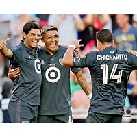 Photo non signée de la célébration du but Carlos Vela lors match des étoiles MLS 2022