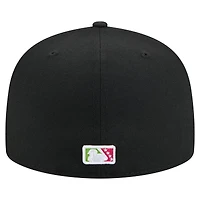 Men's New Era Black Modesto Nuts Copa de la Diversión 59FIFTY Fitted Hat
