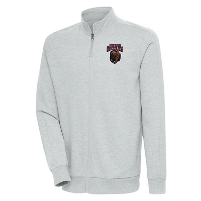 Veste zippée intégrale Antigua Heather Grey Montana Grizzlies Action pour homme