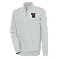 Veste zippée intégrale Antigua Heather Grey Montana Grizzlies Action pour homme